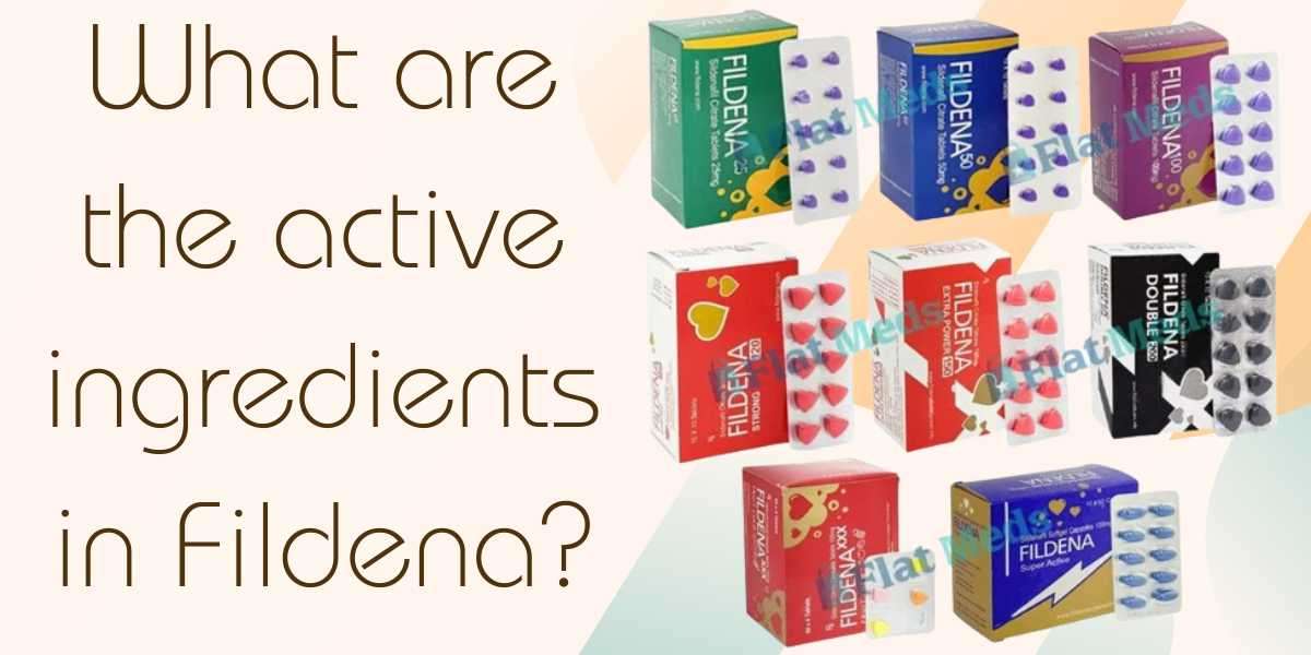 What are the active ingredients in Fildena?